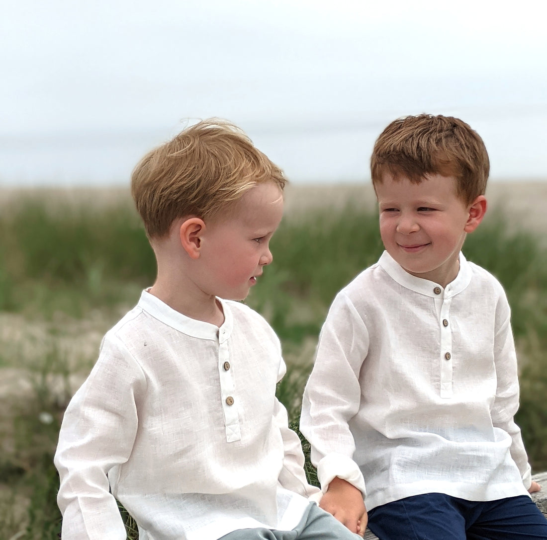 Leinen Hemd Jungen