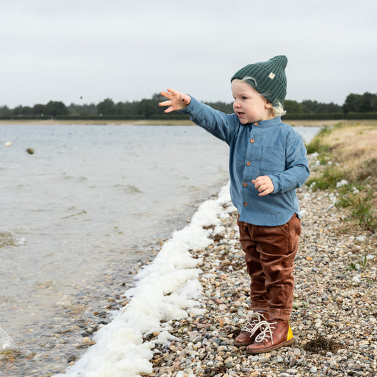 Cordhemd Kinder blau