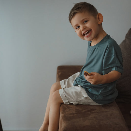 sommerliche Shorts mit Zugband