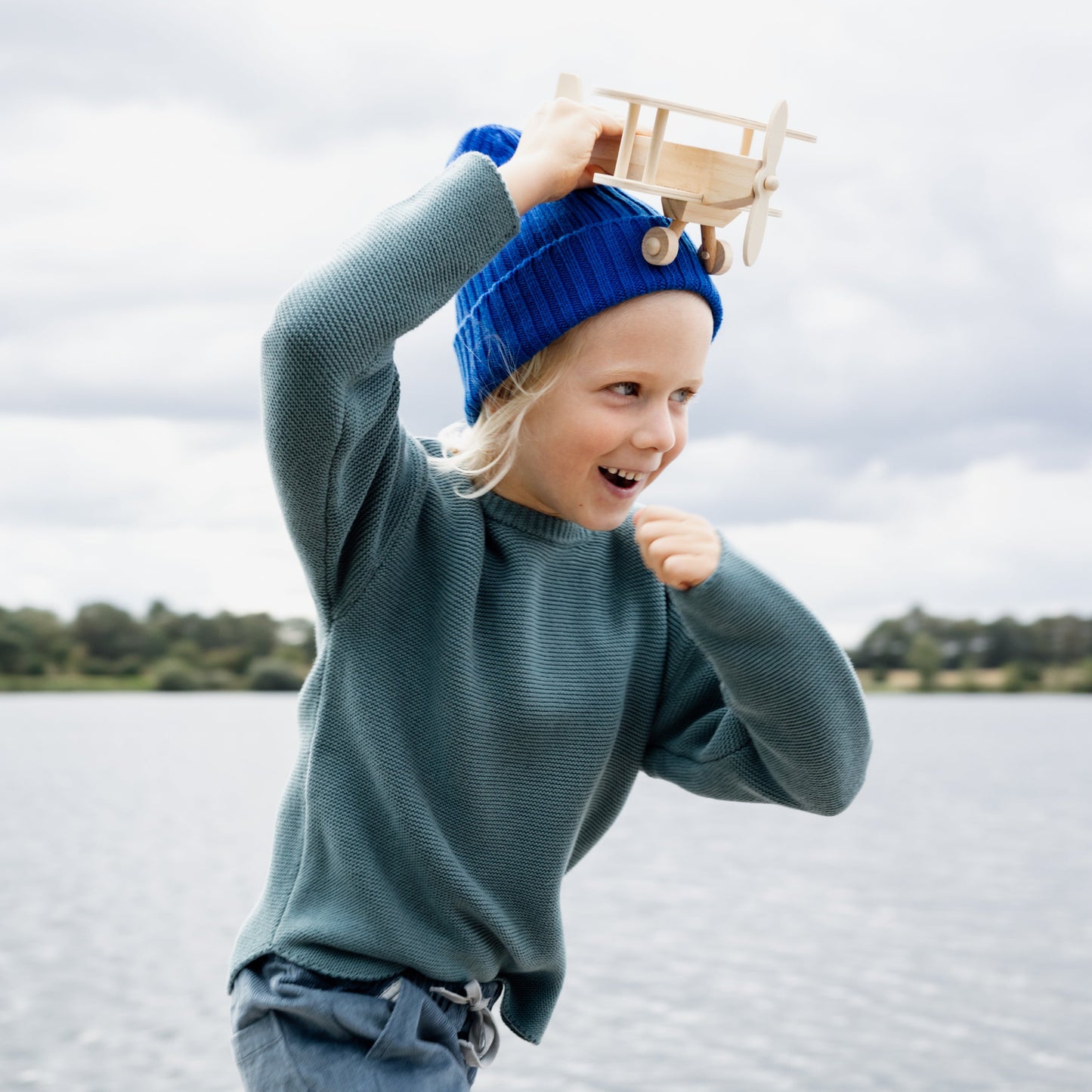 Strickpullover mit Merino pertol