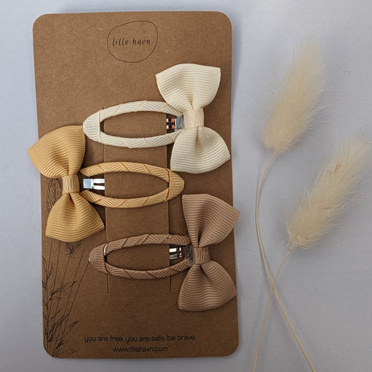 Haarspange mit Schleife