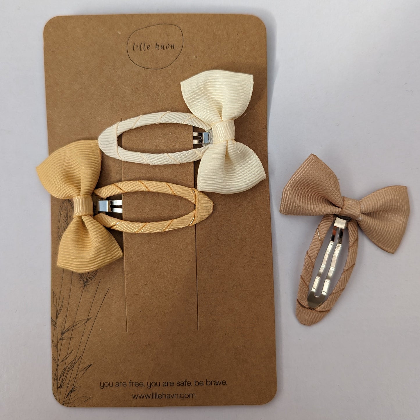 Haarspange mit Schleife