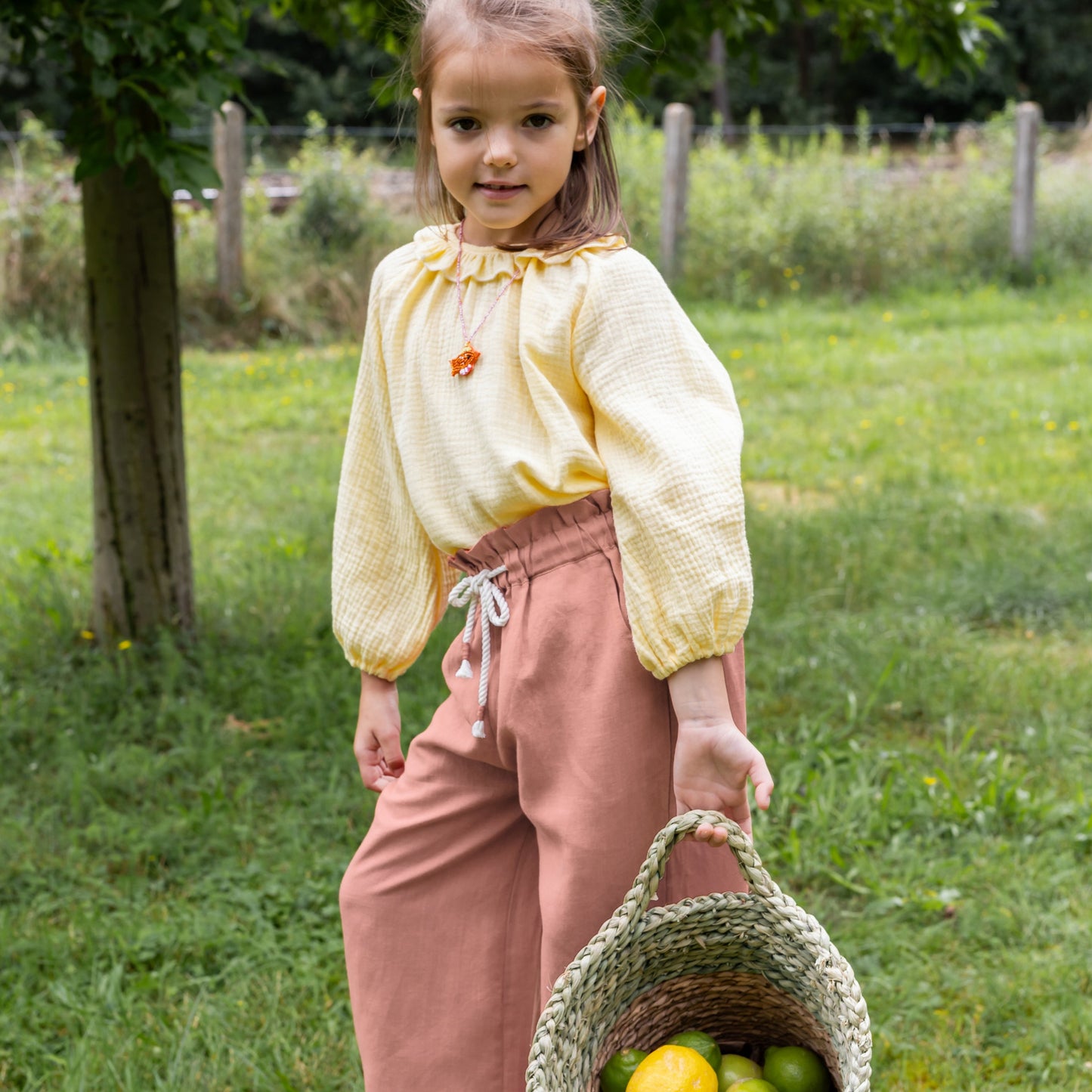 Culotte Paperbag Musselin