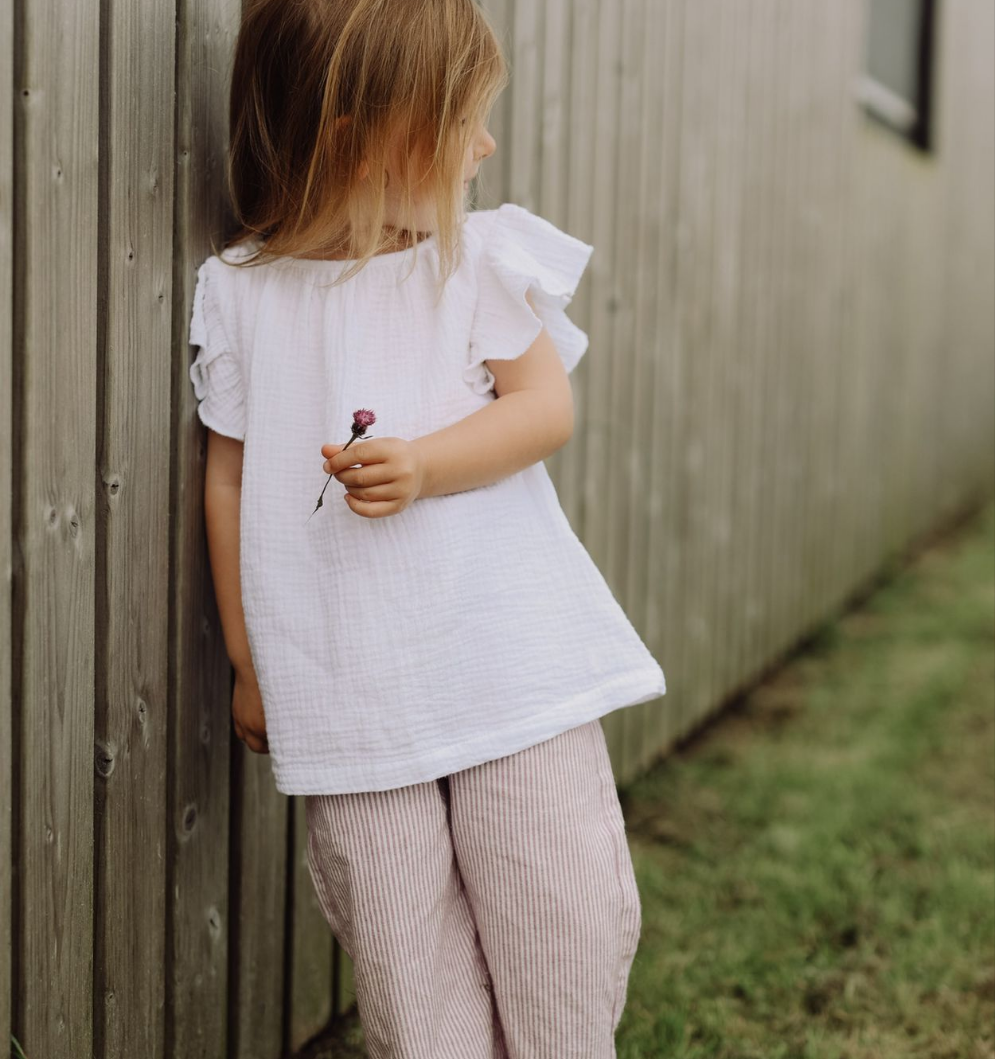weite Sommerhose mit Paperbagbund