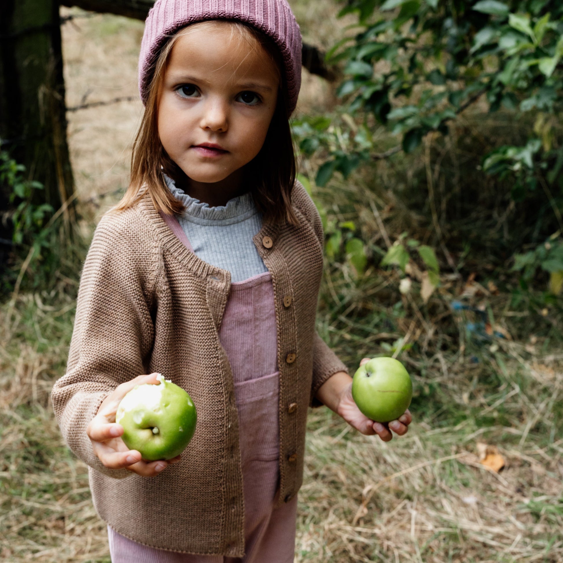 Merino Strickjacke Kinder