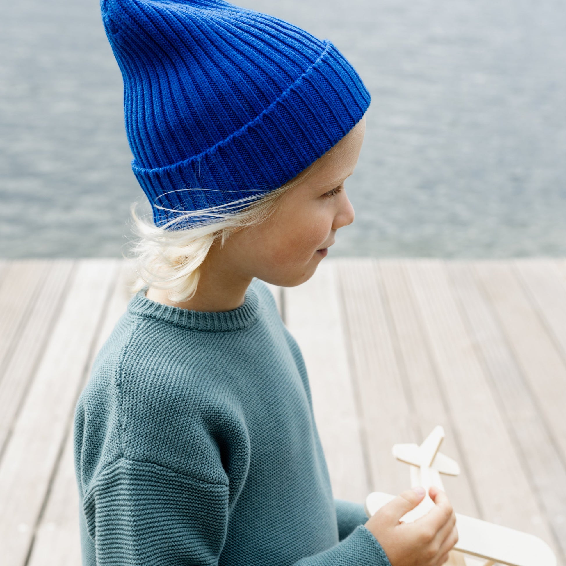 Strickpullover mit Merino lille havn