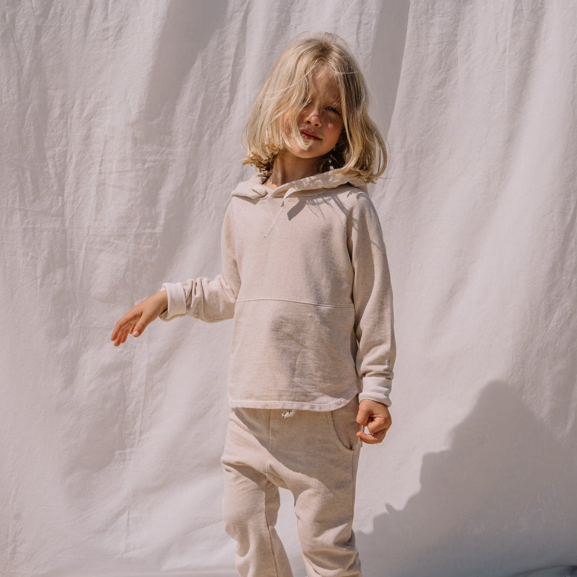 leichter Hoodie mit Leinen