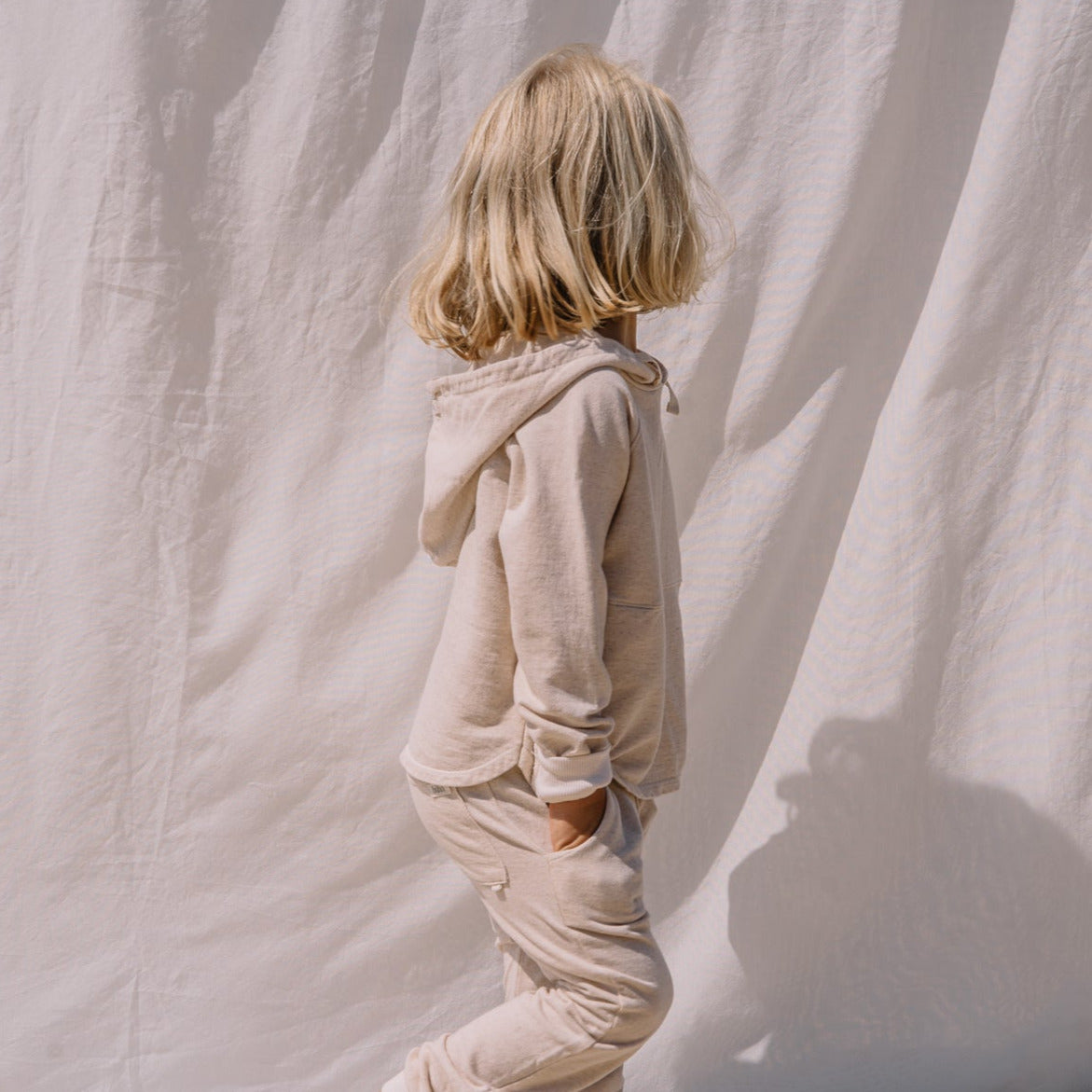 leichter Hoodie mit Leinen