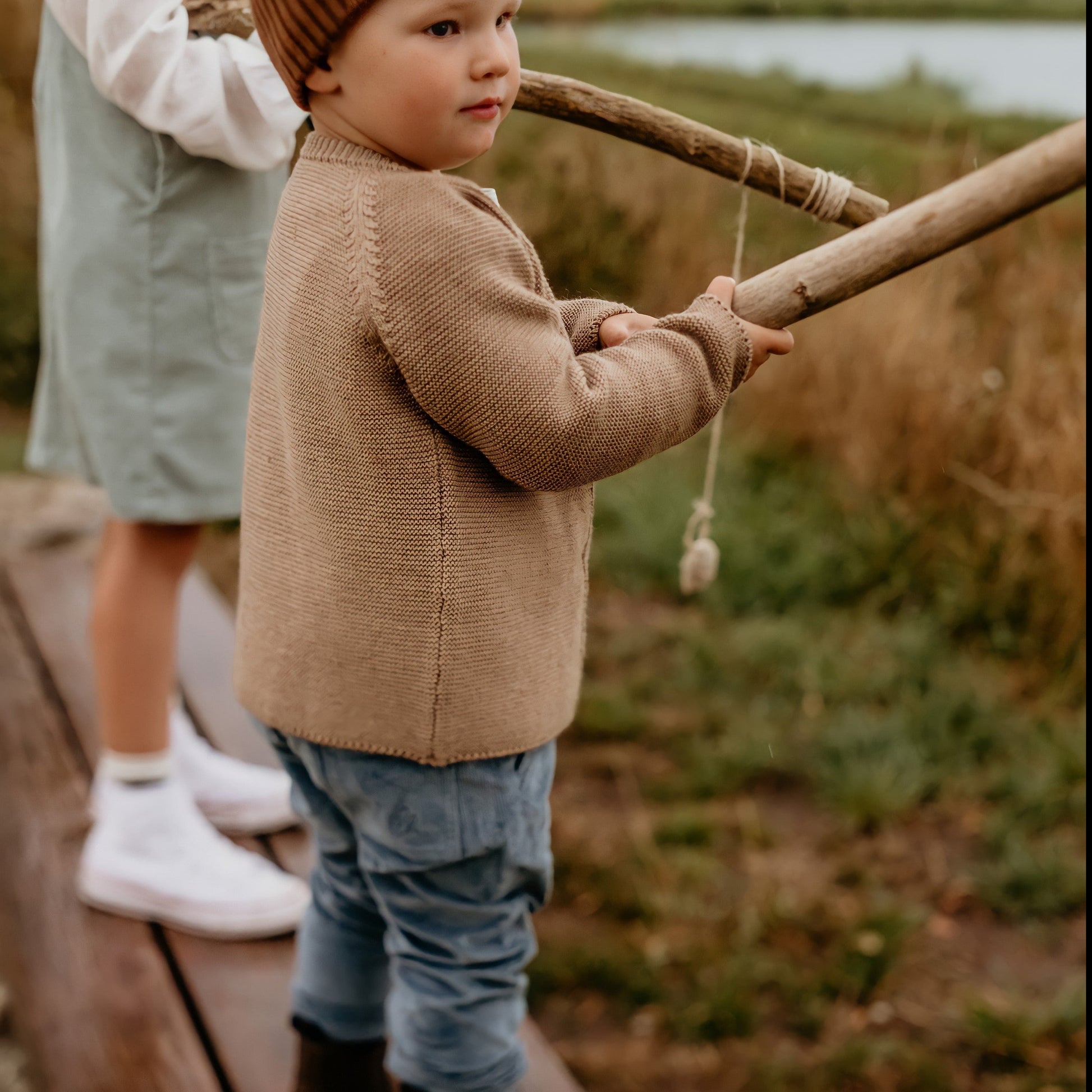 Cordhose Kinder blau