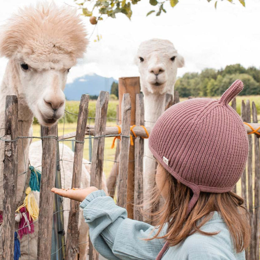 Mütze Merino Wolle Kinder